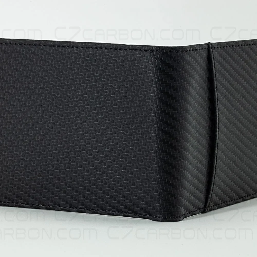 NWT Carbon Fiber Leather Wallet Bifold with RFID Blocking Ships today